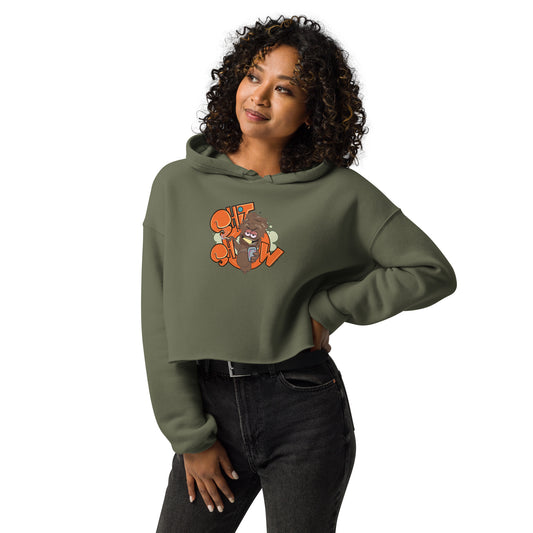 Shit-Show Womens Crop Hoodie