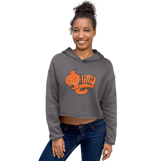 Shitty Womens Crop Hoodie